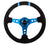 NRG RST-016S-BL 350mm Suede Reinforced Steering Wheel