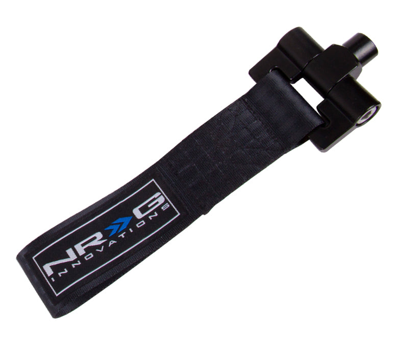 NRG TOW-130BK Honda S2000 00-08 / Fit/Jazz 2003 - 2007 Black Bolt in Tow Strap 5,000lbs Limit
