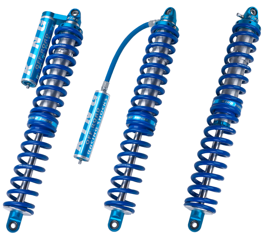 King Front 2.5 Remote Reservoir Coilovers w/Adjuster (2005-2015 Toyota Tacoma) 25001-119
